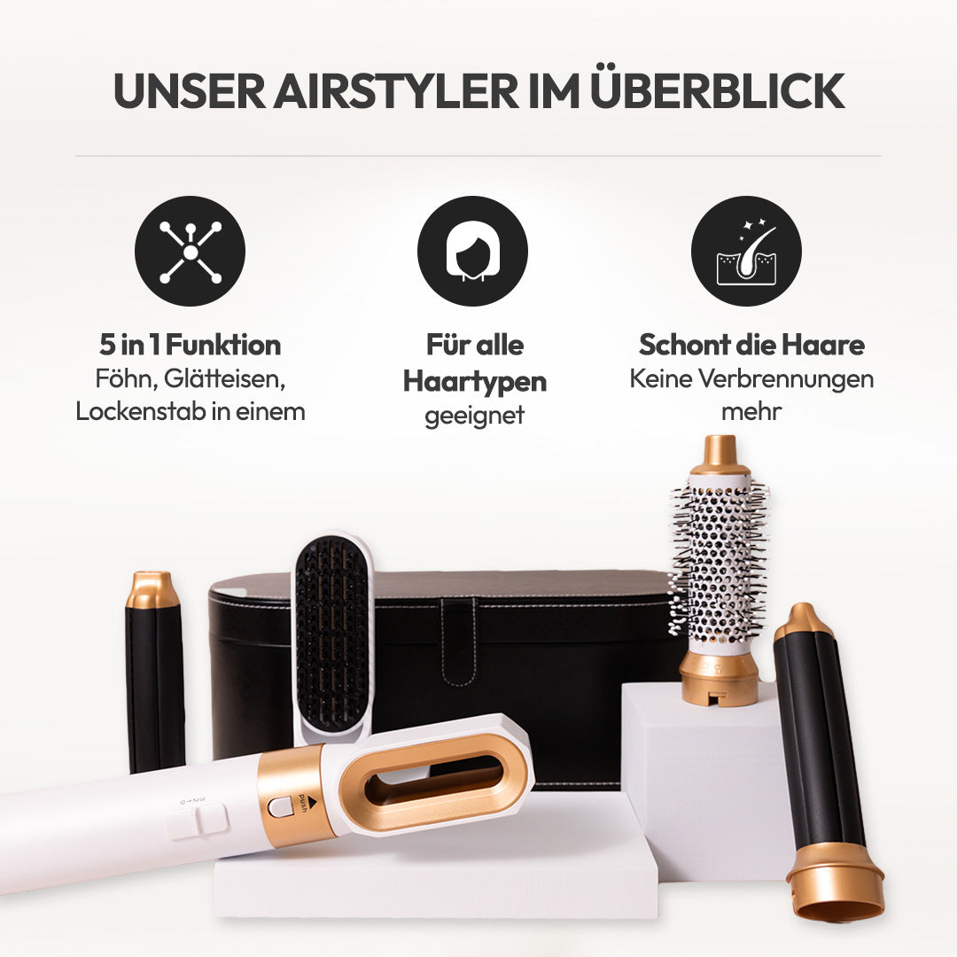 STYLISHQUEEN - 5 in 1 Luxus Haarstyler