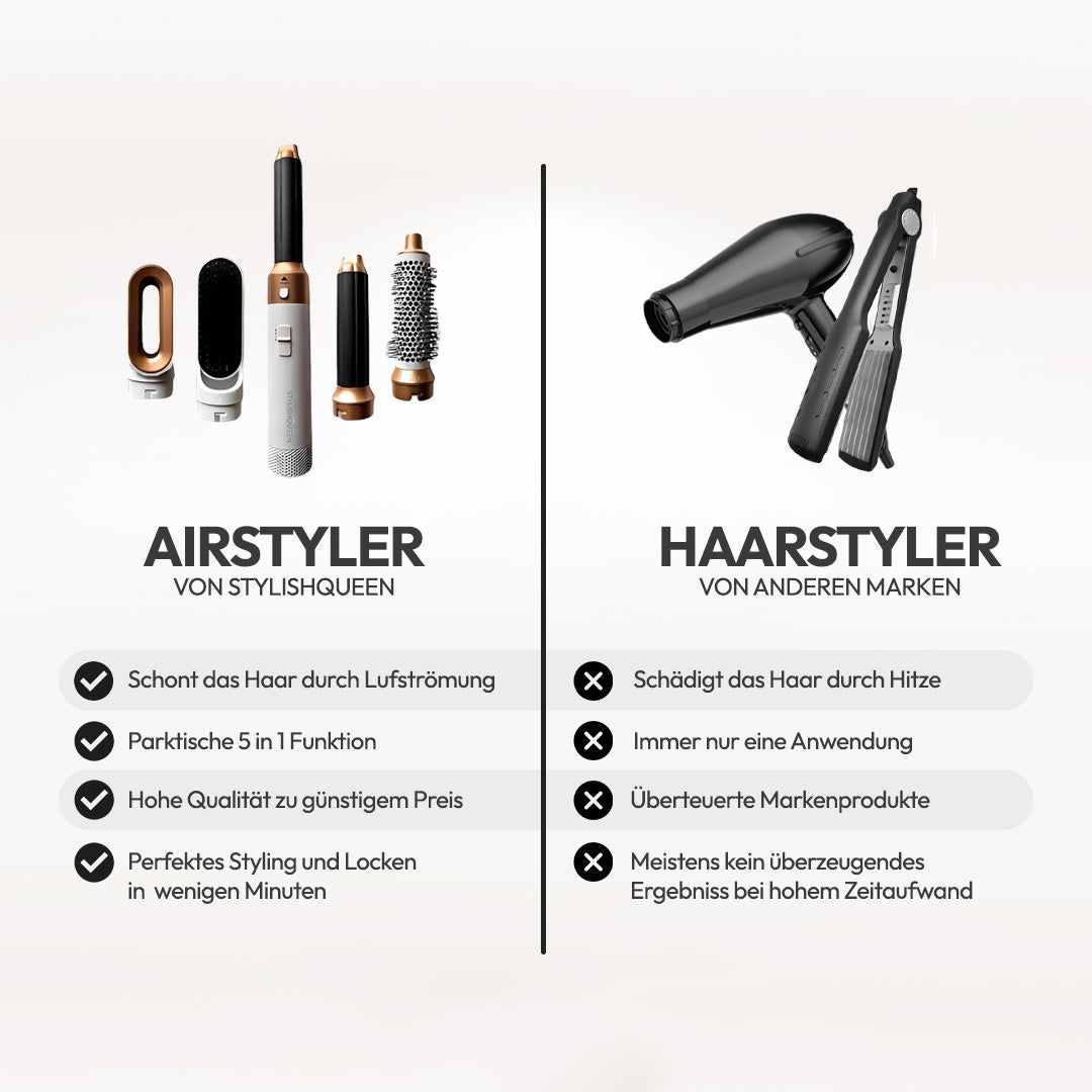 STYLISHQUEEN - 5 in 1 Luxus Haarstyler